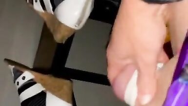 SISSY CD TINY SOFT COCK Inverted TURNED INTO a PUSSY FINGERING DILDO FUCKING LIKE a REAL GIRL - 11 image