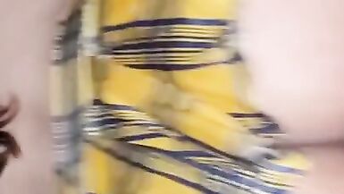 Trans Latina Girlfriend Dominated in School Girl Outfit - 13 image