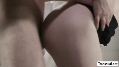 TS Natalie loves sucking dudes hard boner - 14 image