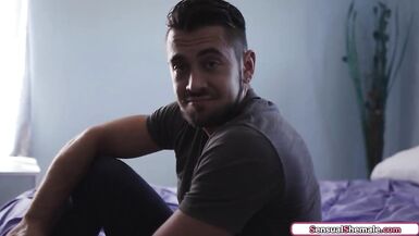 Tattooed trans Jenna Gargles barebacked - 3 image