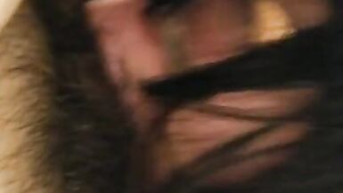 Trans Girl Giving Blowjob to Big Guy and Gags on his Cock - 8 image