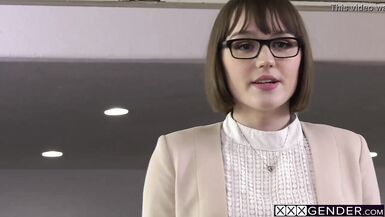 Hot tranny Claire Tenebrarum caught stepdad watching porn and she swallowed dick - 5 image