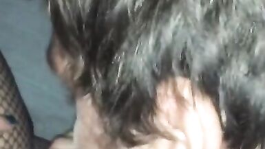 MTF Trans Woman Tops Thirsty Cub in Sling - 1 image