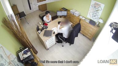 LOAN4K. Only fucking can help chick get a loan for massage salon - 4 image