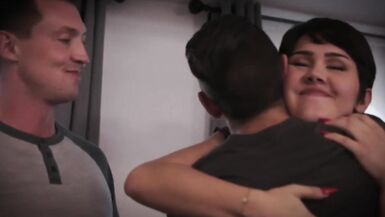 Teen Shemale Fucks Guy Hard - 1 image