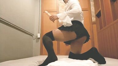 Crossdresser Outfits Anal Dildo - 7 image