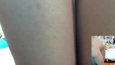 Trans Girl on Cis Girl Oral and Bareback Creampie (Chaturbate Full Show) - 1 image