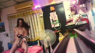 Caucasian White Faggot Gets the Semen and Cock of an Asian Ladyboy - 14 image