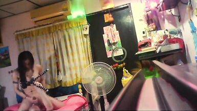 Caucasian White Faggot Gets the Semen and Cock of an Asian Ladyboy - 15 image