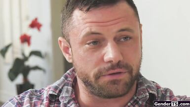 Tgirl babysitter Jessy Bells barebacked - 1 image