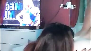 Compilation of beautiful cocksuckers shemales doing the job - 5 image