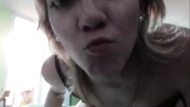 Tranny stretching her bf's asshole with her sheshaft - 6 image