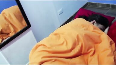 Somer wakes up her best friend Samanta to eat her pussy - 1 image