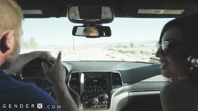 Latina Babe Dumped & Ditched, Fucks Driver Who Picks Her Up - 4 image