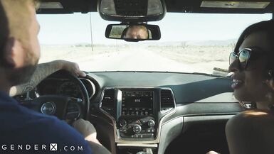 Latina Babe Dumped & Ditched, Fucks Helpful Driver who Picks her up - GenderX - 3 image