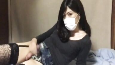 Quarantined Chinese Ladyboy very horny making some tokens - 13 image