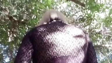 Bitch Alina dogging with strangers in the park. - 15 image