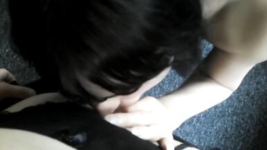 Transgirl is Spit Roasted by her Girlfriend and Fucking Machine - 7 image