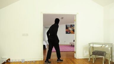 GenderX - Lena Moon Fills herself with Home Invader's Big Cock - 2 image