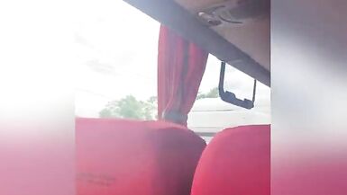 Amazon Shemale dick sucked in the bus - 3 image