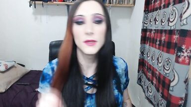 Hot Shemale Dick Flopping in your Face - 1 image