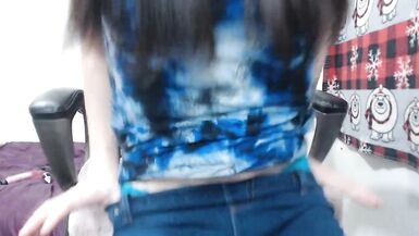 Hot Shemale Dick Flopping in your Face - 2 image