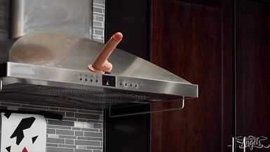 Trans Angels - Casey Kisses tries to Hide the Lingerie and Sex Toys from her Landlord Colby Jansen - 2 image