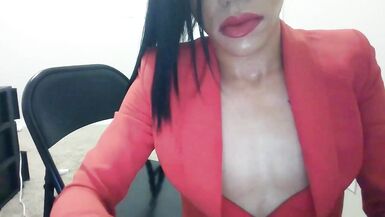 sexy tgirl webcam show! - 13 image