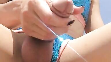 Trans Driving JO, Fun at the Lake, Bust a Load in Car. - 11 image