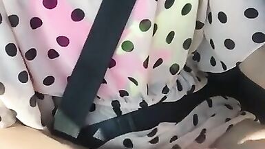 Trans Driving JO, Fun at the Lake, Bust a Load in Car. - 6 image