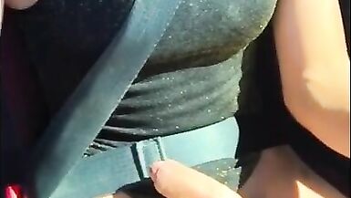 Trans having Fun at the Lake and Busting a Load on a Trail. Gets Naked. - 12 image