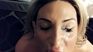 Trans & CD Cumshot Facial Comp 1