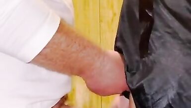 Tranny Sucks and Sword Fights with Client - 14 image