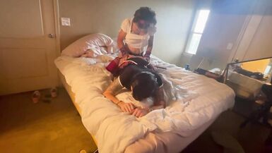 Transbian Stepsister using me for her Pleasure