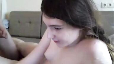 Skinny shemale having anal with a nerdy dude - 3 image