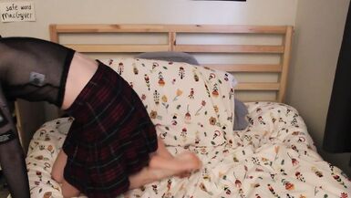 Trans Angel Fucks Ass with Dildo first Time - 1 image