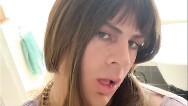 Sexy Maid CD Sucks Cock   Ass Play - 1 image