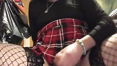 Trans Girl Plays with herself - 12 image