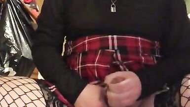 Trans Girl Plays with herself - 7 image