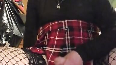 Trans Girl Plays with herself - 9 image