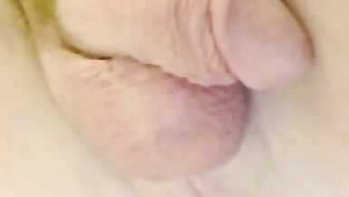 Shemale Solo Cream Pie - 2 image