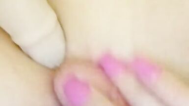 Shemale Solo Cream Pie - 8 image