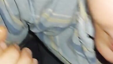 Femboy Sucks Creamy Cock - 2 image