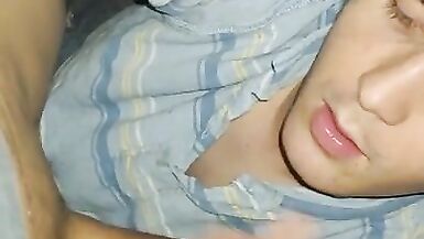 Femboy Sucks Creamy Cock - 8 image