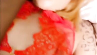 2 Big Dick Tranny Babes Suck & Fuck - 9 image