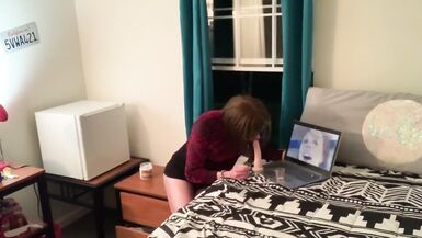 SHORT TIGHT SKIRT SISSY DILDO ASS TO MOUTH FOR DADDY - 11 image