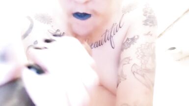 Horny Hairy Trans Man gives BBC Blowjob POV Solo Dildo Sucking Special - 12 image