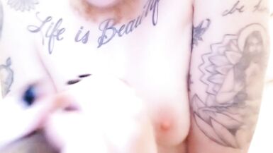 Horny Hairy Trans Man gives BBC Blowjob POV Solo Dildo Sucking Special - 14 image