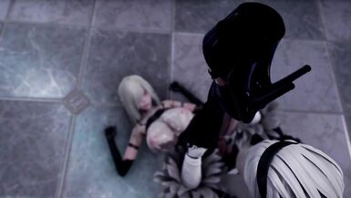 Futa 2B Fuck Hot A2 Hentai 3D - 12 image