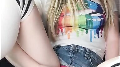 TS Katie Belle Messing around in her Car - 11 image